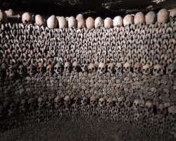 Catacombs have a history behind and it includes the bones of more than six million Parisians since the 18th century.